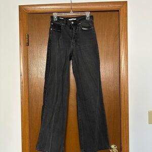 Elegant Black Flare Women's Jeans